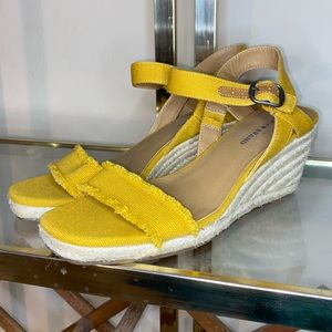 🍀Lucky Brand Mindra wedge espadrille . Size 10W